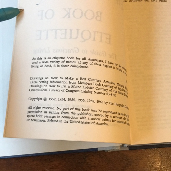 Miss Manners Guide to Correct Behavior + Amy Vanderbilt’s New Etiquette - Picture 11 of 15